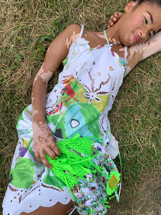 Ninja Turtle and Lace Dress